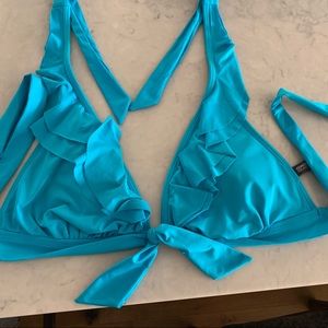 KENNETH COLE HALTER SWIM TOP